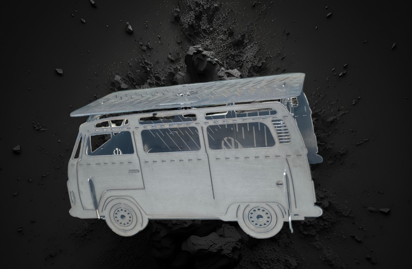 VW Combi van fire pit/bbq